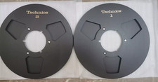 One Pair black Technics 10.5'' 1/4'' TAPE REEL TO REEL TAPE Recorders RS 1500