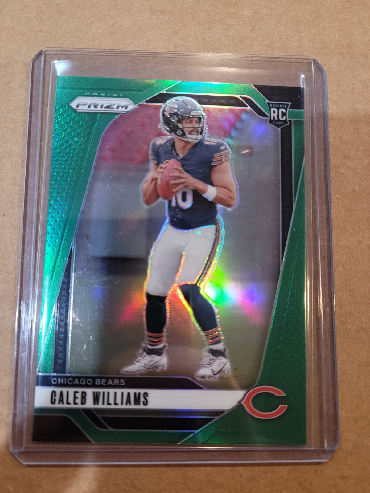 2024 Panini Prizm #301 Caleb Williams Green Prizm