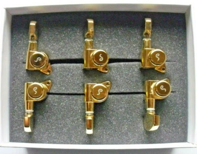 Schaller M6 De Bloqueo 19.5 Afinadores 135° Mecánicas 3L 3R Oro - Imagen 1 de 4