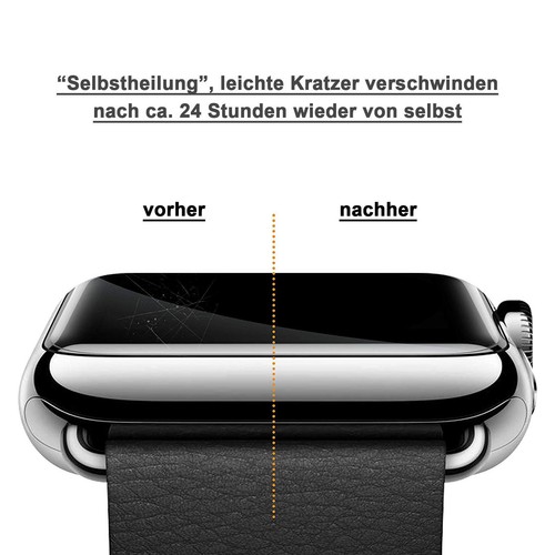 2 x film de protection TPU pour Apple Watch 42 mm série 1 2 3 protection d'écran incurvé clair - Photo 5/6