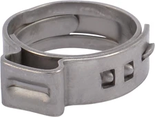 1/2 Inch Clamp Ring, Pack of 100, Stainless Steel Plumbing Fitting, PEX Pipe, PE