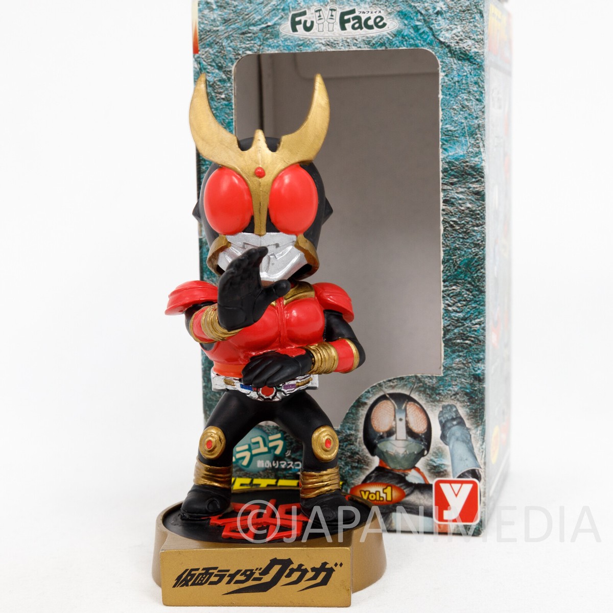 Kamen Masked Rider Kuuga Bobble Bobbin Head Figure Yutaka