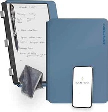 New Pro 2.0 Smart Notebook | Steel Blue | Scannable Office Notebook with 20 S...