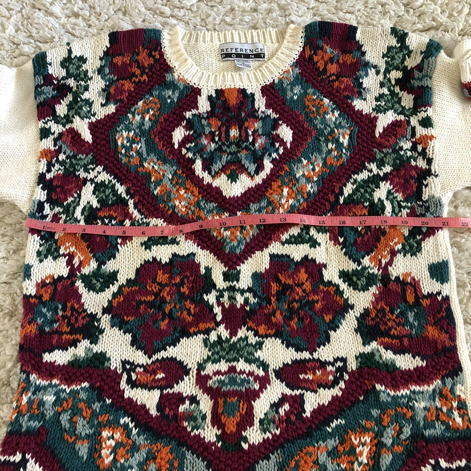 Reference Point Womens Sweater Medium Oversized F… - image 3