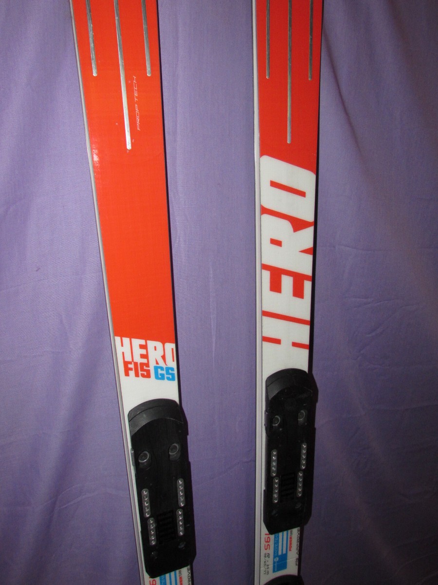 Rossignol HERO F-35 GS FIS race racing skis 195cm R 35m w/ plates