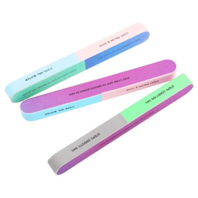 10 Pcs Nail Files Kit Sanding Tool Buffer for Nails Block Sponge