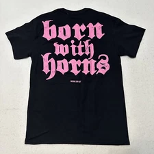 Machine Gun Kelly MGK Born With Horns Rock Band Merch Tour T-Shirt Medium