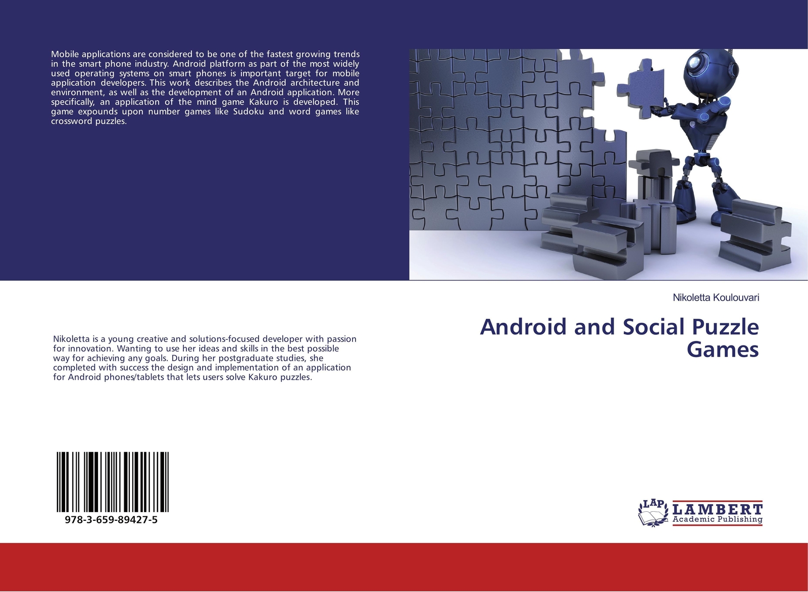 Nikoletta Koulouvari | Android And Social Puzzle Games | Taschenbuch |