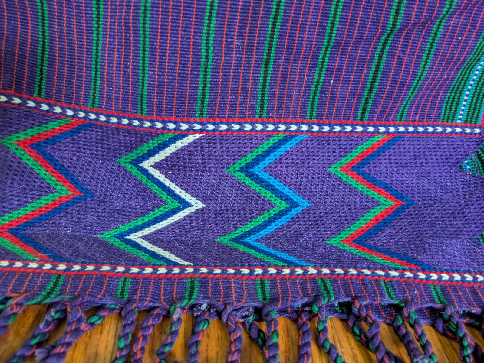 Honduran woven fabric, large tapestry or bedspread