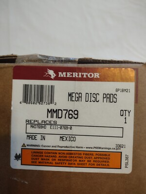 MERITOR MEGA DISC BRAKE PADS #MMD769/#MKD769HD