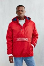 Starter Reissue Windbreaker Jacket Urban Outfitters Red Size M