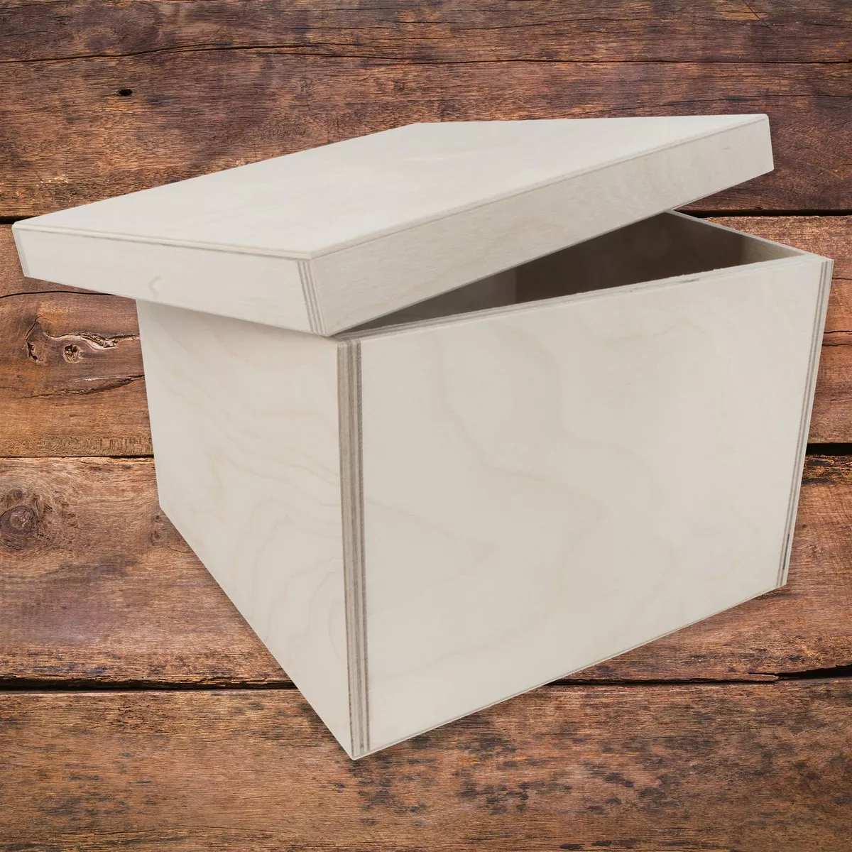 Plain white 2024 wooden box