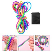 Elastic Jump Rope Fitness Chinese Jumprope Elastics Kids Girls Pvc