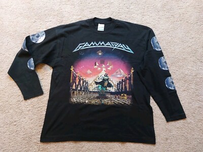 GAMMA RAY Powerplant Vintage 1999 World Tour T Shirt Black XL LP 7