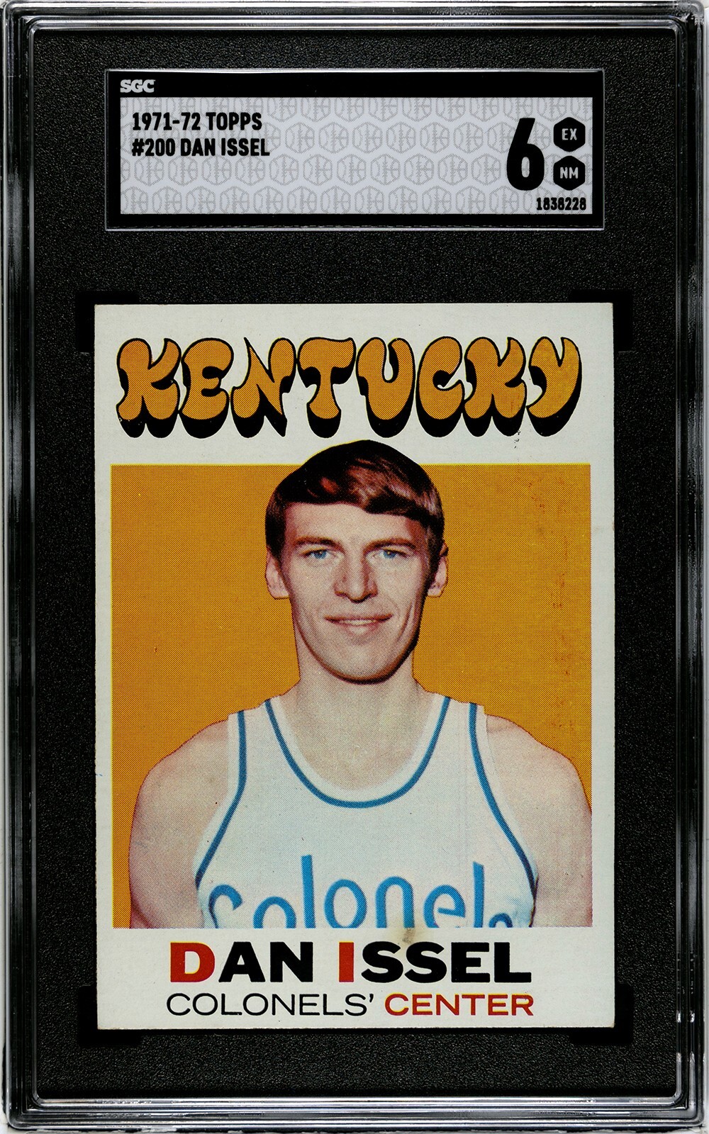 1971-72 Topps DAN ISSEL ROOKIE Kentucky Colonels #200 SGC 6 EX/NM Condition