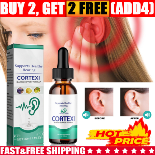 Cortexi Drops For Ear Health, Hearing Support, Healthy Eardrum 30ML 2024 NEW - Picture 1 of 15