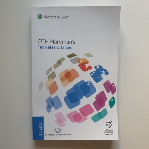 Hardman's Tax Rates & Tables 201718 by Wolters Kluwer Like New eBay