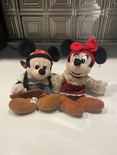 Mickey And Minnie Pirate Bean Bag Plush