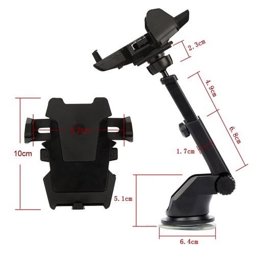 360° Rotatable In Car Suction Phone Holder Dashboard Windscreen Universal Mount - Picture 2 of 13