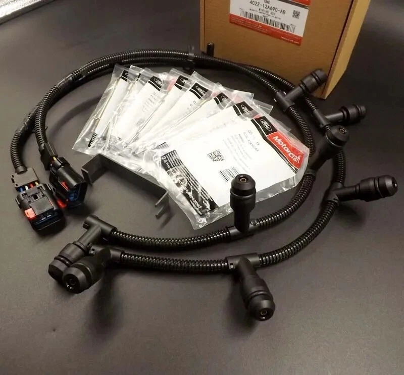 NOVO Motorcraft 8 peças ZD13 kit de chicote de fios plugue de incandescência 04-10 Ford F250 6.0L Powerstroke - Imagem 4 de 4