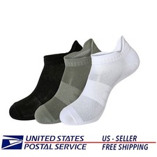 3pk - Men's Moisture Wicking Control Comfort Fit Summer low cut socks