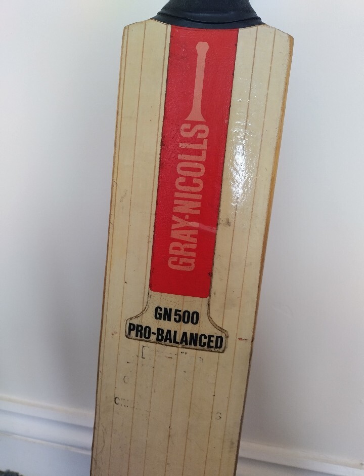 VINTAGE 1980s Cricket Bat Gary Nicolls GN 500 Pro Balanced The Grover Club eBay