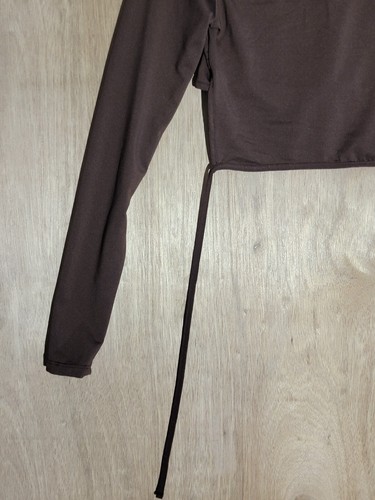 hübsche kleine Oberteile Pull Over Shirt Damen Gr. S Rundhals Langarm braun - Bild 4 von 8
