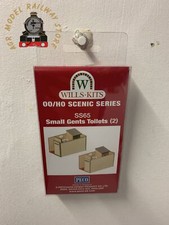 Wills SS65  Small Gents Toilets, open type comprising urinal & WC - OO Gauge