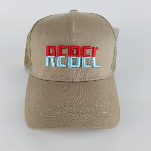 Rebel Fishing Lure Tan Hat Adjustable 