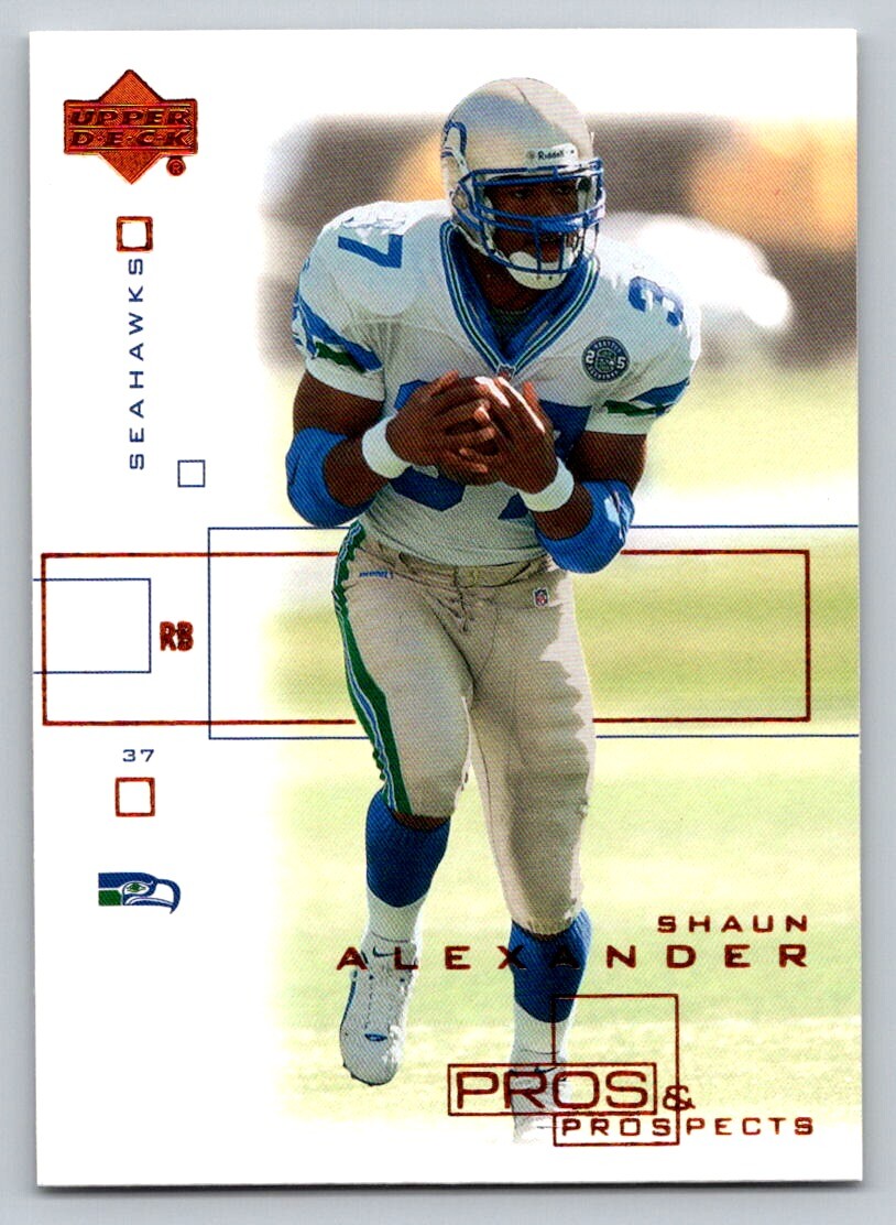 2001 Upper Deck Pros & Prospects #82 Shaun Alexander