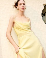 BNWT SASS & BIDE 'Artemisa' Maxi Dress - Buttercup Yellow - Size 8 - $490