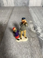 Lemax Christmas Village Nautical Scene Man Telescope Little Girl Daughter