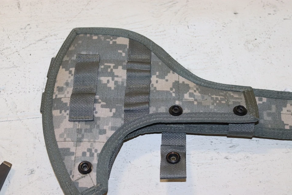 Ontario Spec Plus SP16 SPAX Hacha Herramienta de Supervivencia y Vaina EE. UU. OCP Multicam NUEVO Foto 2 de 4