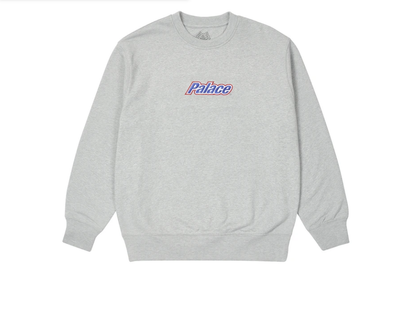 いつでもポイント10倍 Palace P NECK CREW Lightgrey S スウェット