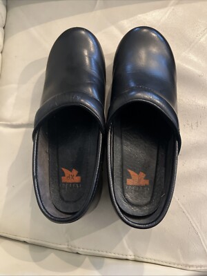 Dansko 3912000200 Women's Pro XP Box Leather Black Clog 37- 6.5/ 7 | eBay
