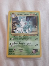 Giovanni's Nidorina 44/132 Gym Challenge Regular on eBay