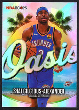 Shai Gilgeous-Alexander 2025-26 Topps NBA Hoops Refractor Oasis SSP #O-1