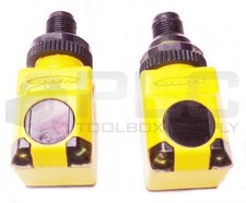 LOT OF 2 BANNER Q25SP6LPQ PHOTO ELECTRONIC SENSORS 10-30VDC 150MA