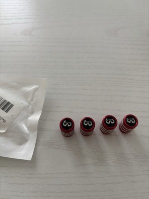 Infiniti Red Valve Stem Caps for tires