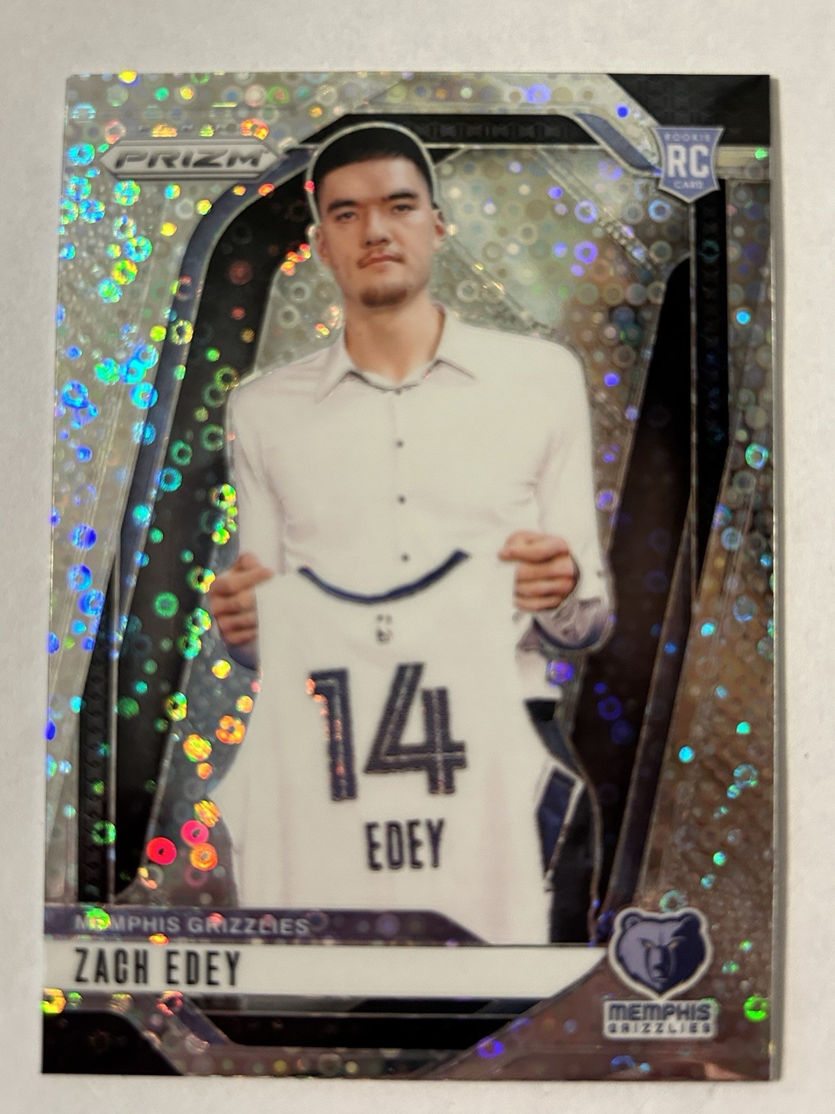 2024-25 Panini Prizm Zach Edey Rookie Variations RC Fast Break Rookie #249 Disco