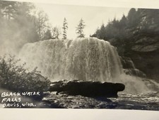 DAVIS WV - RPPC - BLACK WATER FALLS - near  T...