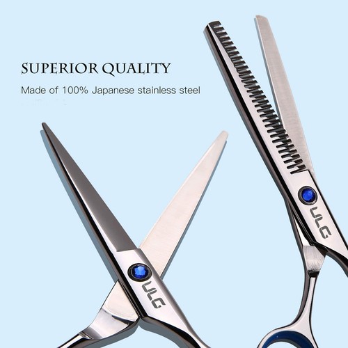 Hair Cutting Scissors Thinning Shears Kit Professional Barber Hairdressing Te... - Picture 4 of 8