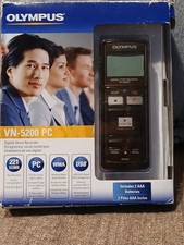 Olympus VN-5200PC Digital Voice Recorder "Missing AAA Batteries" 