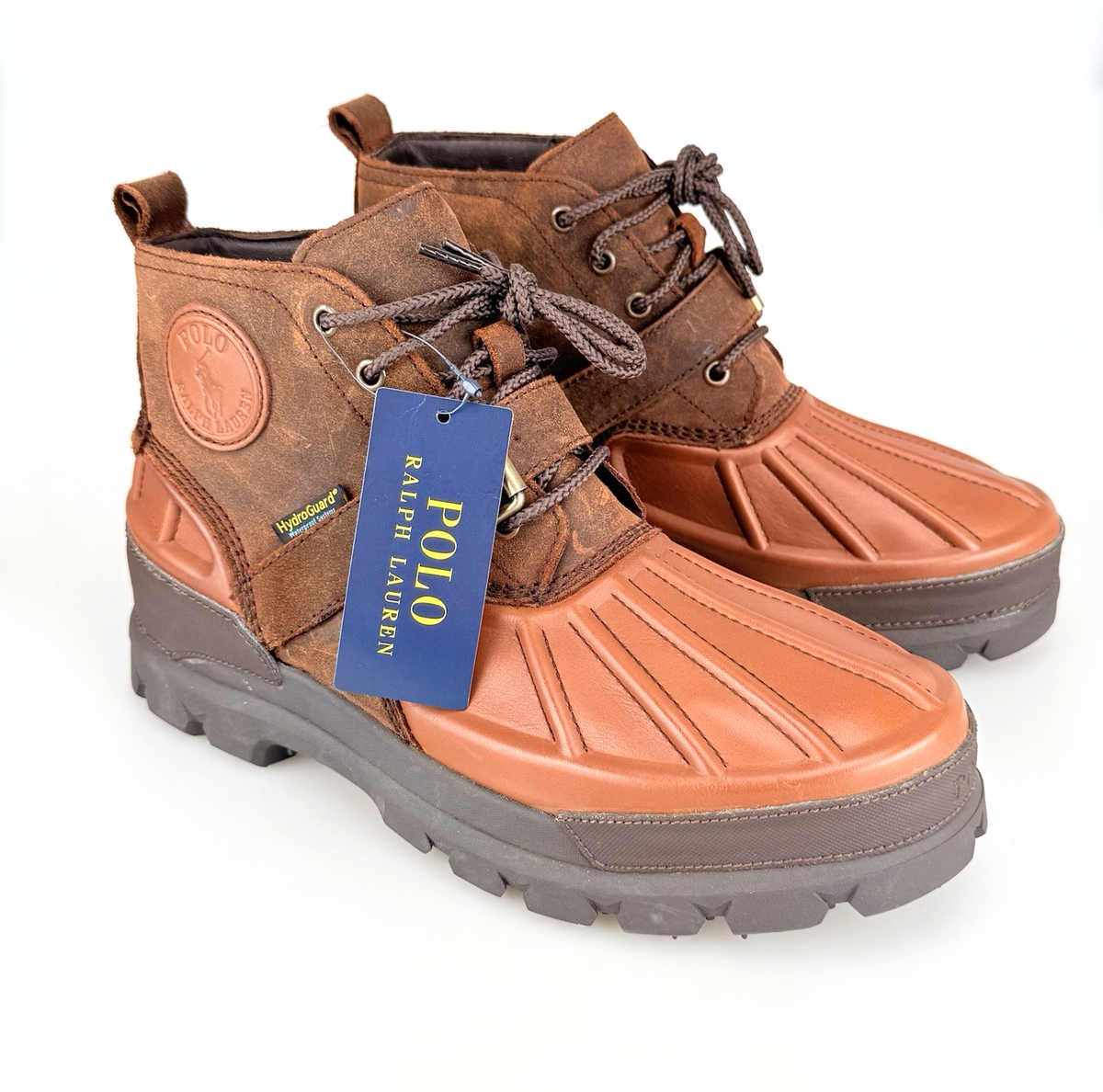 Polo Ralph Lauren Oslo Low Boot Waterproof Leather Size 10.5  display picture 2
