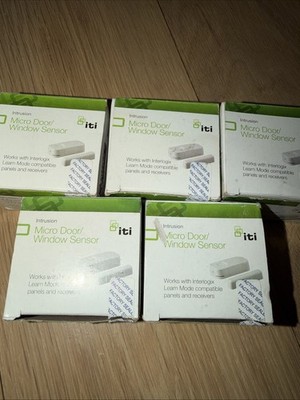 Brand New Interlogix TX1012011 Micro Crystal Door/Window Sensor - White