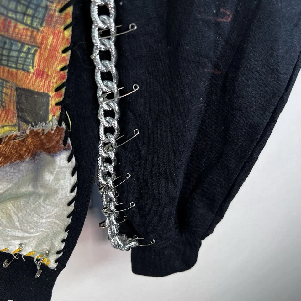 Ручной работы город Artscape цепочки булавки запонки пуловер толстовка с капюшоном взрослых M - Изображение 4 из 4