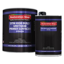 Restoration Shop 1.25 Gal Gray High Build 2k 41 Urethane Primer Kit Auto Restoration Shop 1.25 Gal Gray High Build 2k 41 Urethane Primer Kit Auto