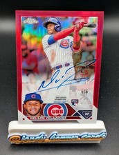 Nelson Velazquez 2023 Topps Chrome Red Refractor Auto /5 SSP
