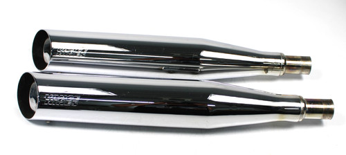 06 Yamaha Vstar XVS 1100 Vanes and Hines Exhaust Mufflers Slip-On
