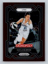 Kayla McBride 2024 Panini Prizm Monopoly WNBA Brown Prizms #61 Basketball #/249
